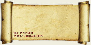 Magdalena Backović vizit kartica